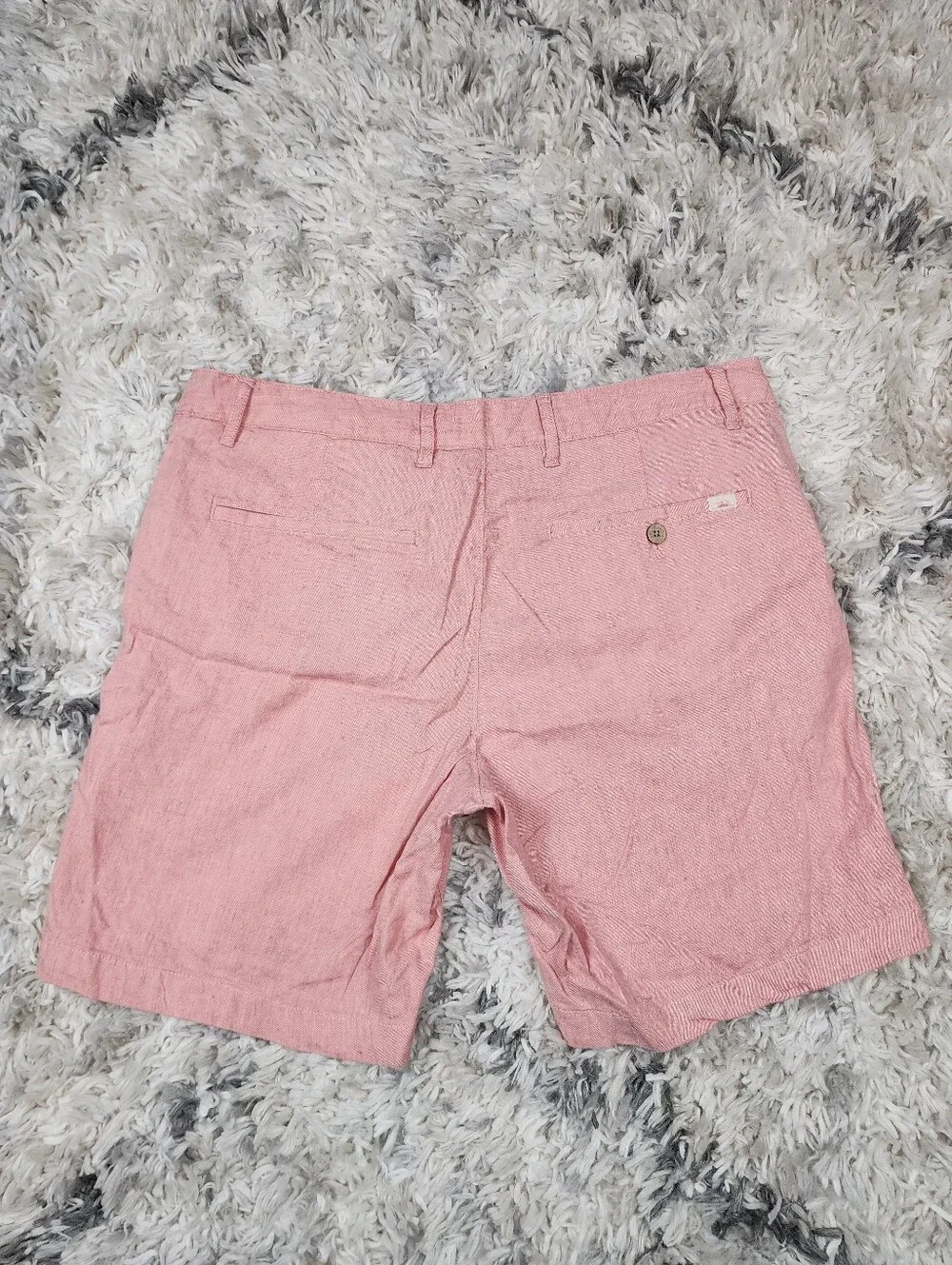 Faherty Tradewinds Short Mens Linen Organic Cotton Size 34 Drawcord Huckberry